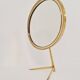 Mid century vanity brass  table mirror von vereinigte werkstätten münchen germany 1960s