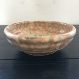 Pink beige raku cup