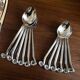 30-piece stainless steel cutlery set - spiral shape, swirls