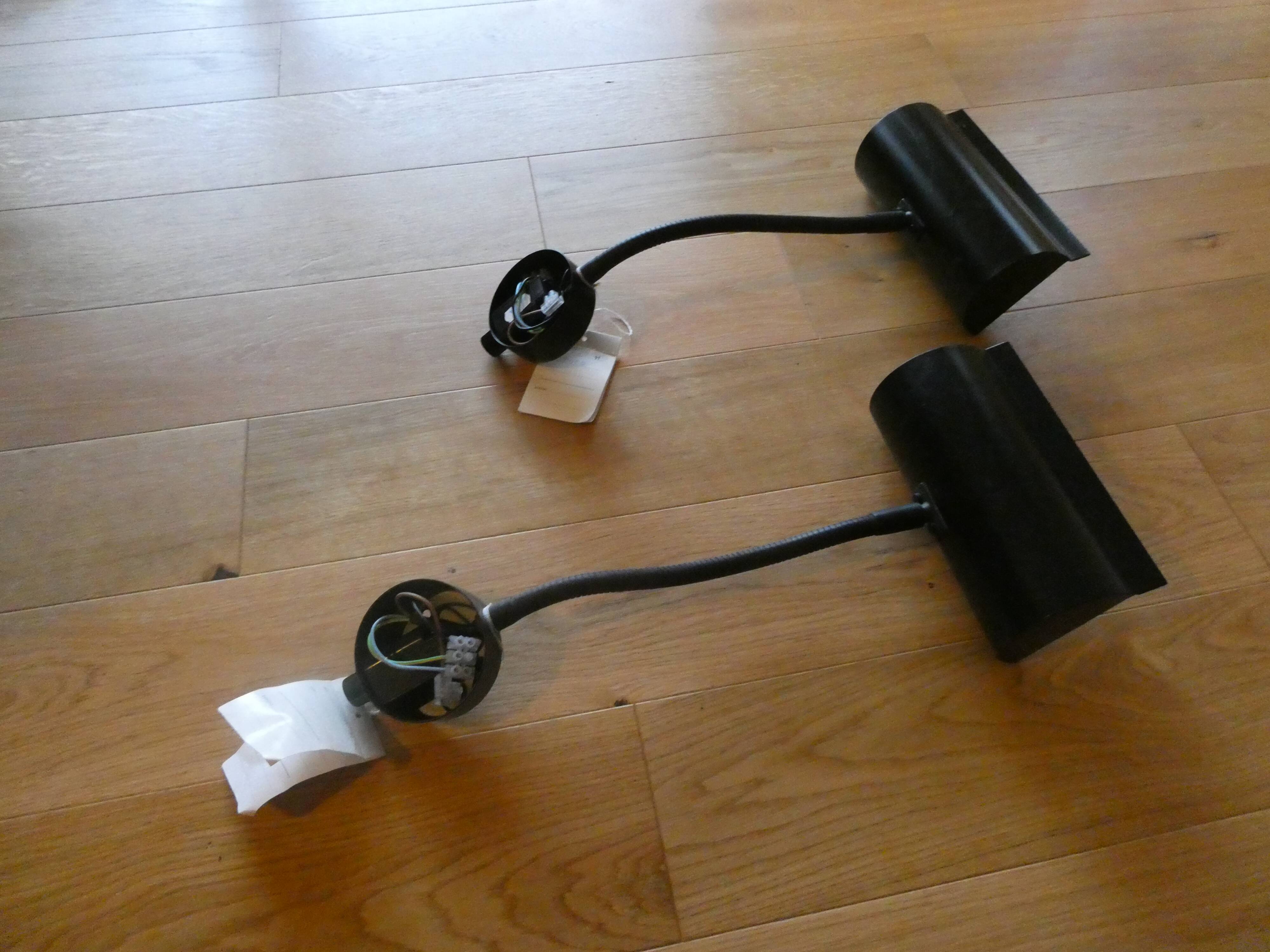 Pair of design wall lamps by Sergio Bernardi - Italy (N4)