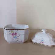Sucrier vintage en porcelaine .