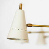 Asymmetrical chandelier sputnik white