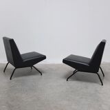 Pair of 'Visiteur' easy chairs by Pierre Guariche for Meurop, 1961
