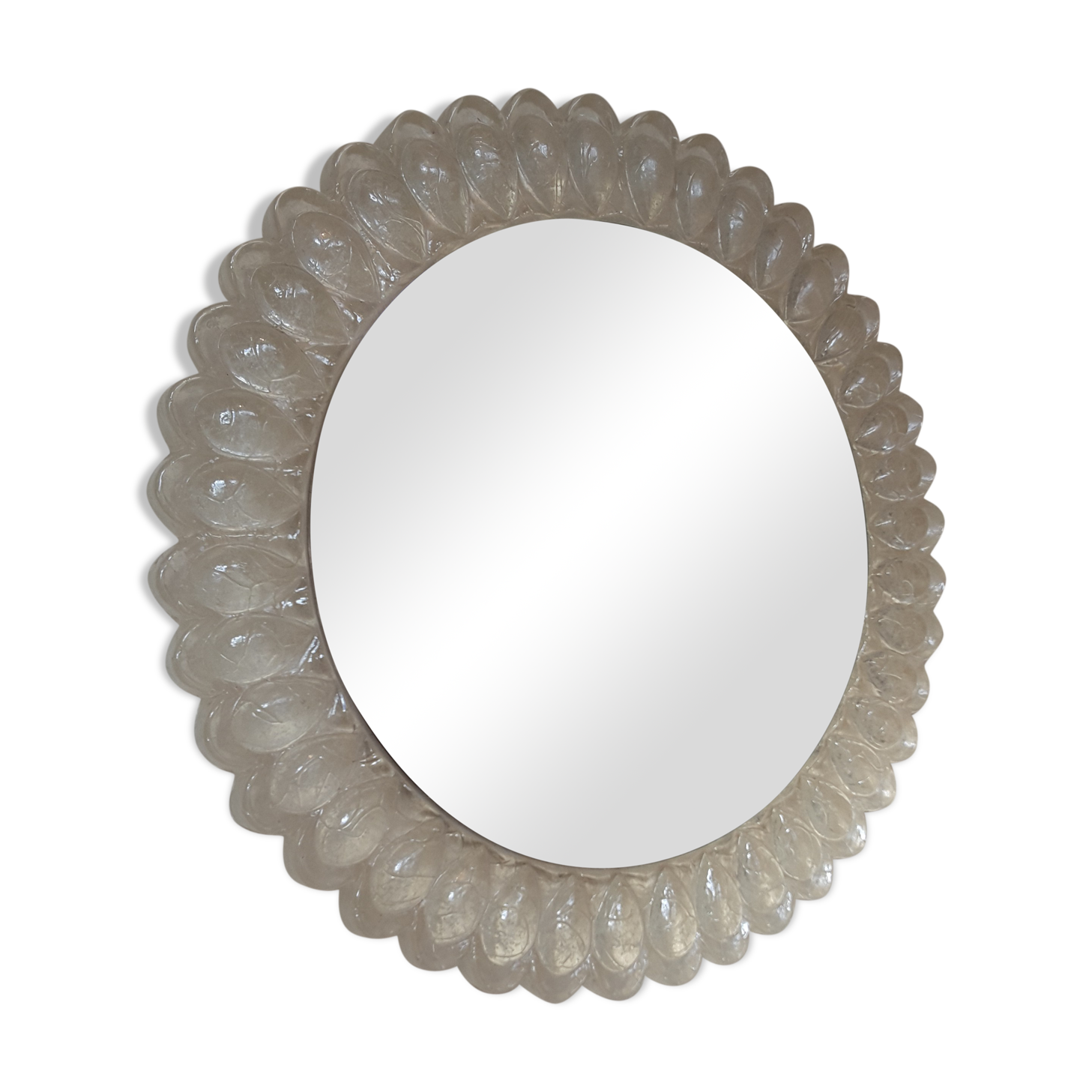 Flower round mirror - 64cm