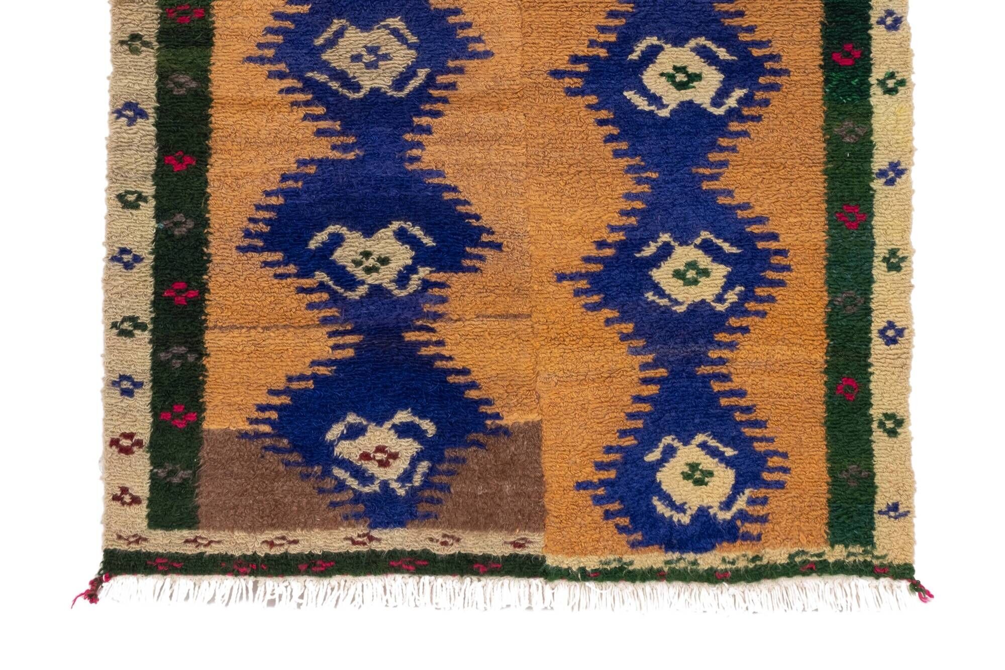 Turkish shaggy tulu carpet, 1970s