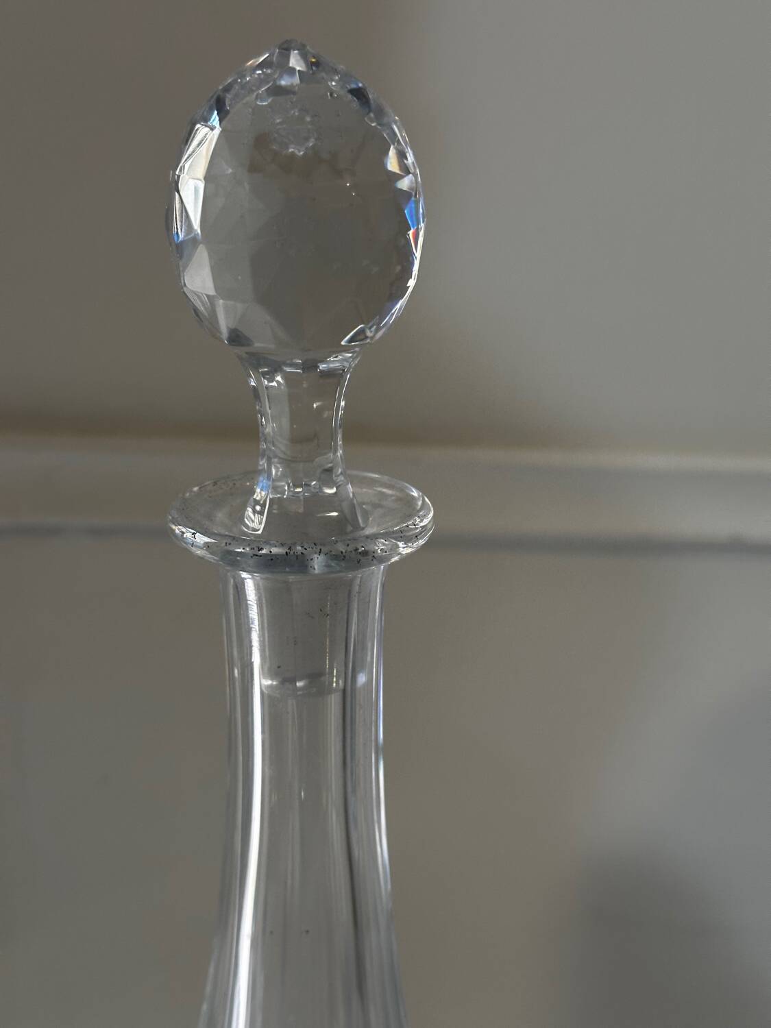 Baccarat Crystal Wine Carafe Model Epron stamped