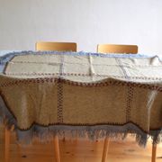 Vintage handmade pure wool blanket blanket