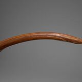 Mid-century stack-laminated lounge chair by Tiller Lesser, Germany 1990