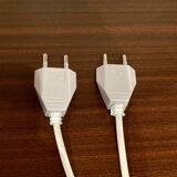 Paire de lampes verre Design scandinave 1950.