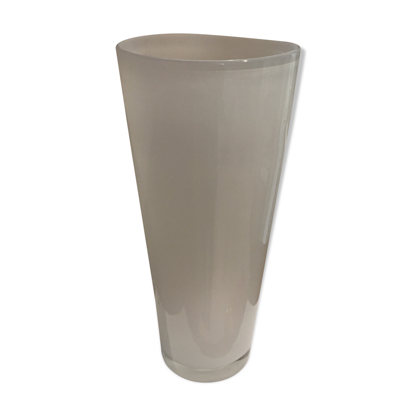 Large vase blown glass