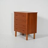 Scandinavian teak chest of drawers, 1960s
