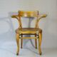 Thonet office chair No. 6150 from 1911, saddle wood seat - Bentwood -