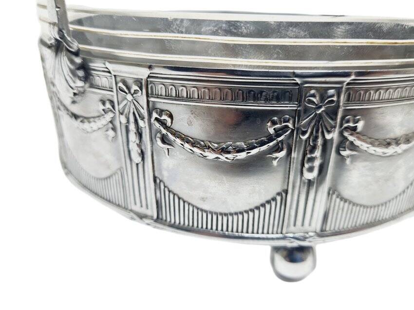 Antique Art Nouveau fruit basket, 1900s