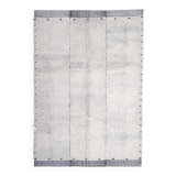 blue wool maroccan style large rug, 300x200 cm wool blue rug