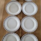 8 antique flat plates from Sté Céramique Maestricht