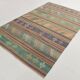 6x9 Faded Purple Anatolian Kilim Rug, 172x274Cm Bohemian Kilim