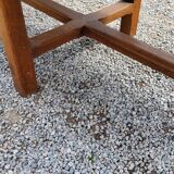 Oak farmhouse table 6 feet 2 drawers 200cm