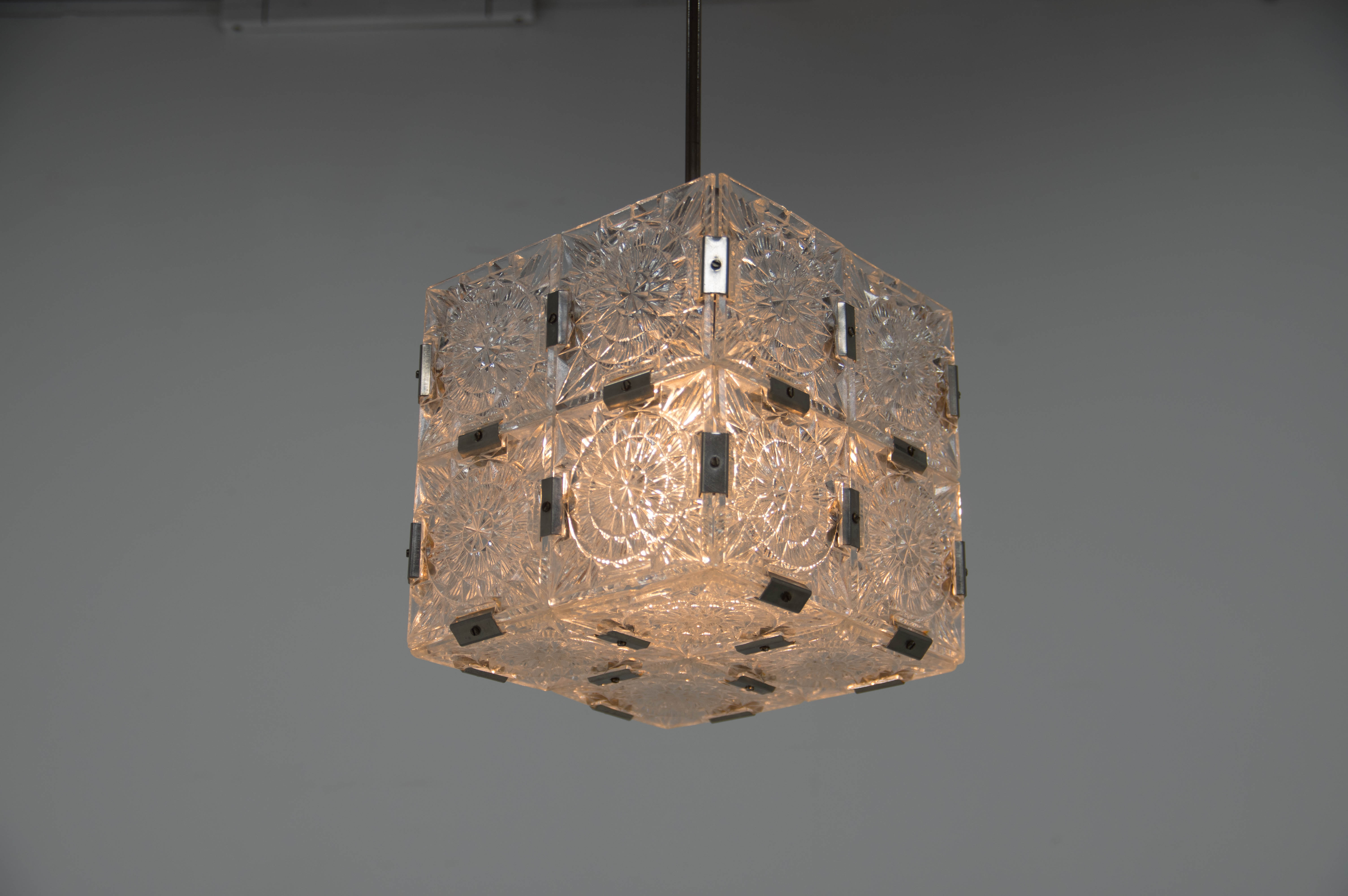 Glass pendant by Kamenicky Senov