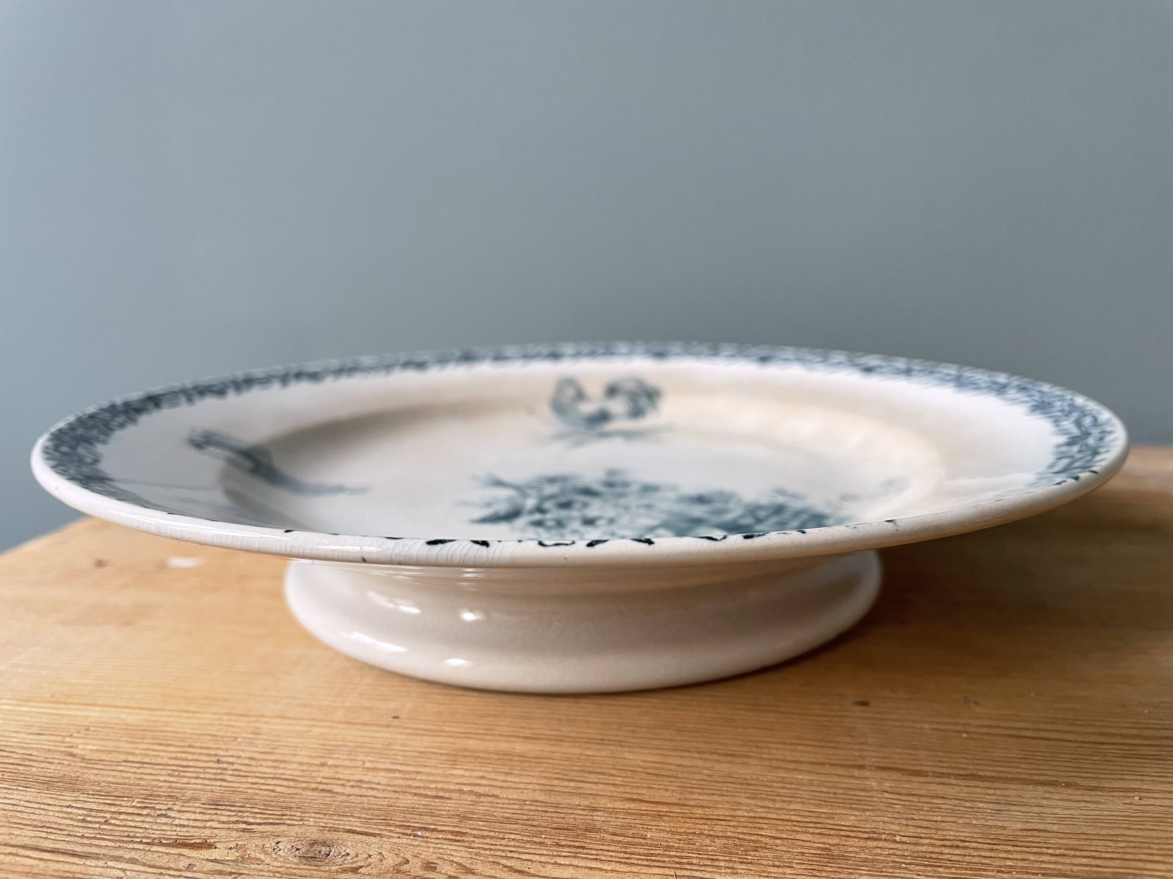 Old Compotier Terre de Fer XIXth