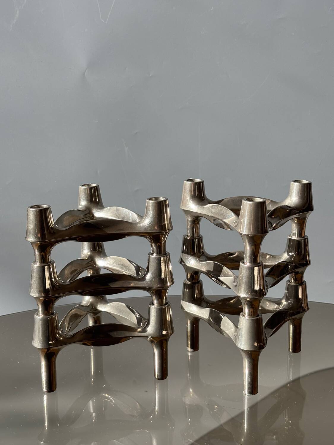 BMF Stoff Nagel Candlesticks 1979