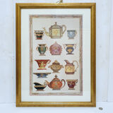 Framed lithograph