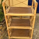Rattan shelf