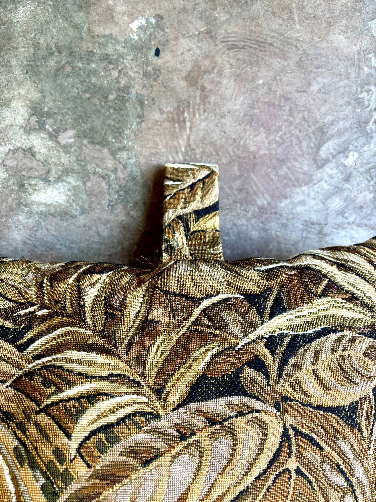 Coussin, tête de lit en Jacquard de coton ☐ 72 x 45 cm