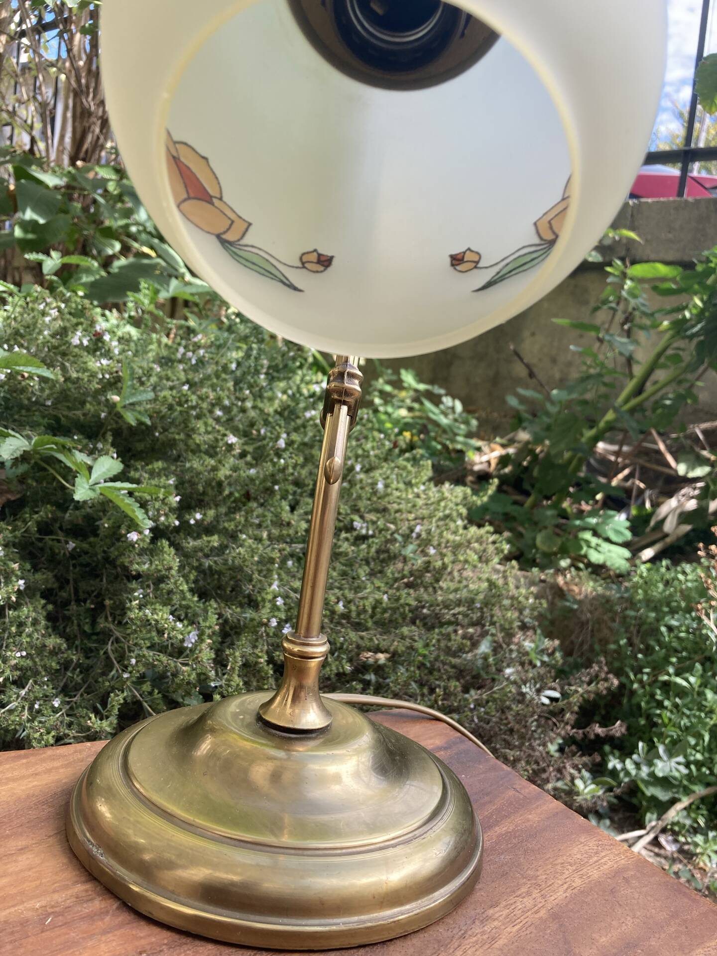 Art Deco revival table lamp