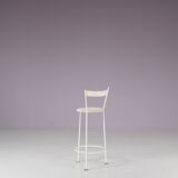 1950s Children stool in perforated metal, France