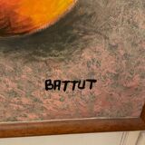Tableau huile sur toile Michele Battut