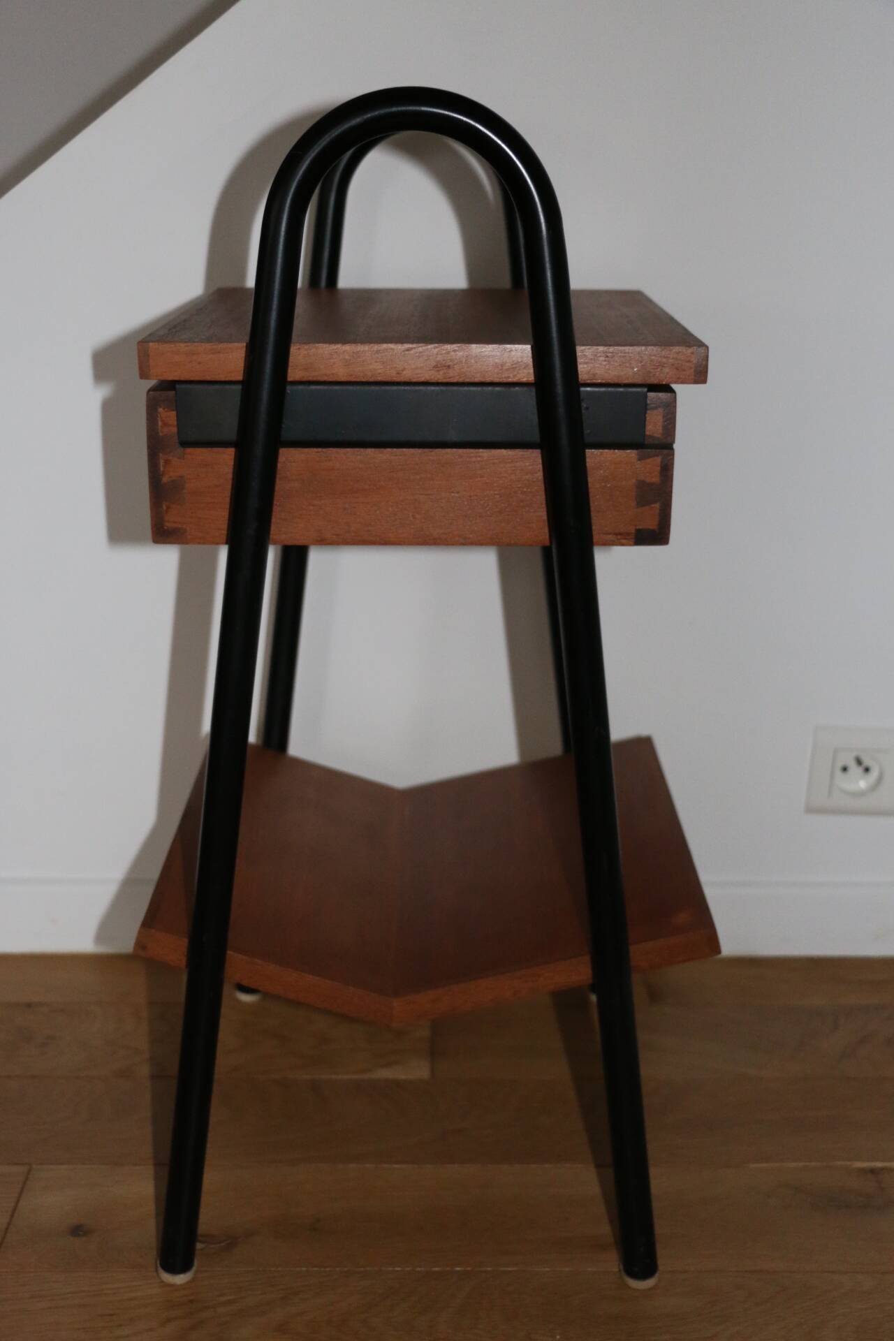 Jacques Hitier style bedside table 1960