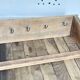 ETAGERE Vintage 5 Crochets BOIS Brut