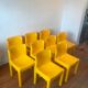 Neuf chaises 4875 de Carlo Bartoli pour Kartell