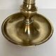 Large old brass candle holder