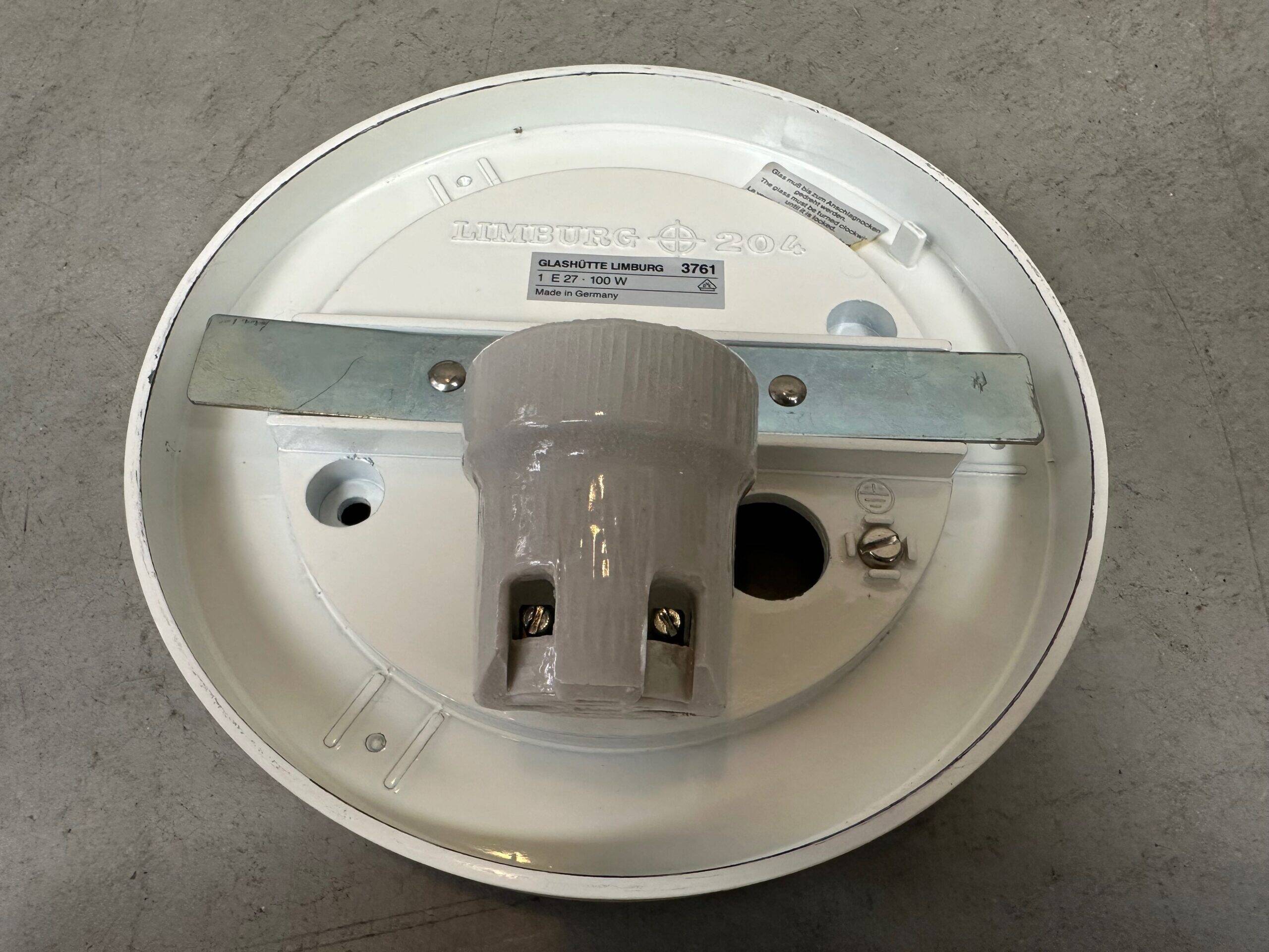 Vintage opaline ceiling lamp – Glashütte Limburg