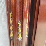 Napoleon bed in mahogany and gilded brass, Empire style