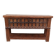 Console coffre en bois