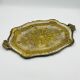 Decorative vintage baroque gold plateau