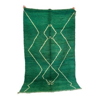 Berber carpet blessed green ouarain