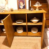 Buffet en rotin, années 1950