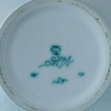 Hand-painted ceramic table lamp Royal Delft Delvert blue-green, 1970.