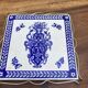 Vintage chic Gien earthenware trivet