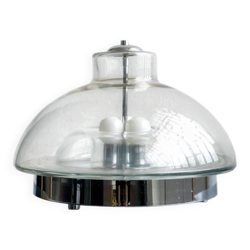 Lampe de table en verre de Murano vintage, époque Space Age, style Nason Mazzega