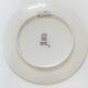 Round plate in Gien earthenware model Peonies