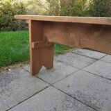 Wooden bench