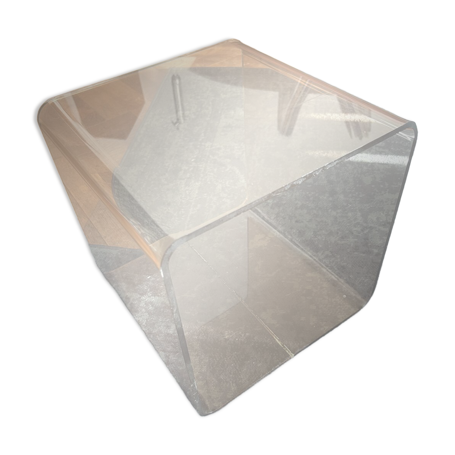 Cube/bedside table/side table design by michel dumas for roche bobois