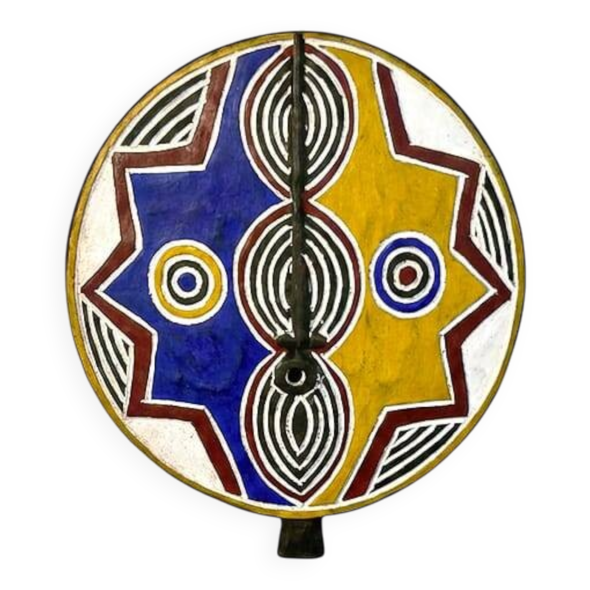 Shield mask Ø40 wood — duality mk