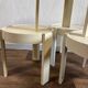 4 flair nesting tables for prisunic space age 70s white plastic