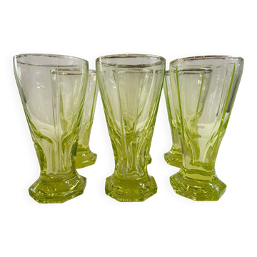 6 bistro glasses in ouraline