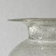 Blown glass vase with bubbles from Biot, France 1970